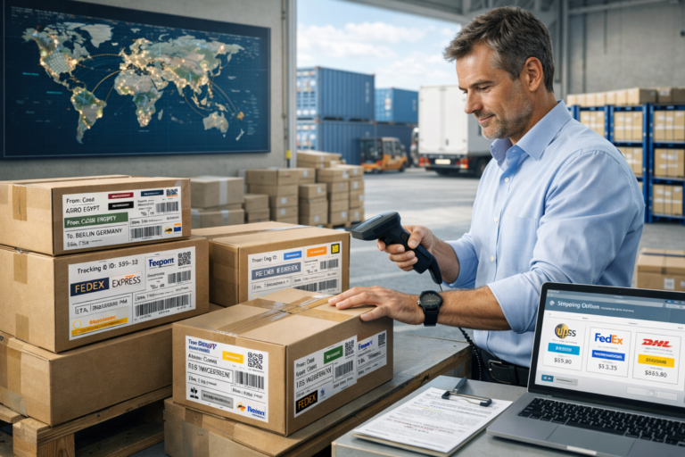 الشحن الدولي من مصر التحديات والحلول