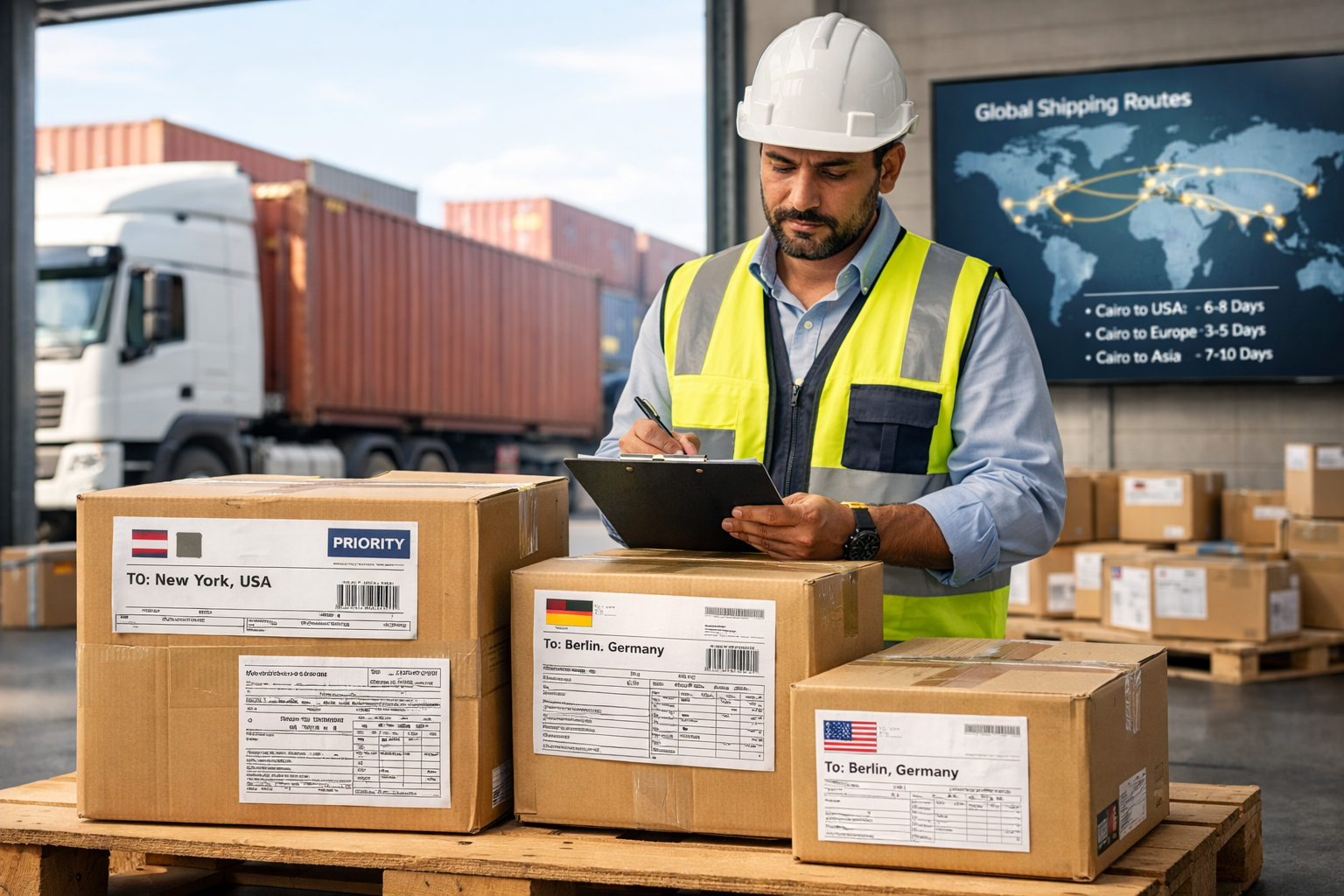 International Shipping from Egypt Challenges and Solutions